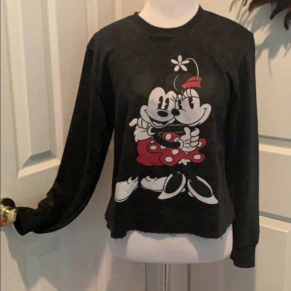Disney Tops - Disney soft, cropped sweatshirt, Mickey & Minnie
